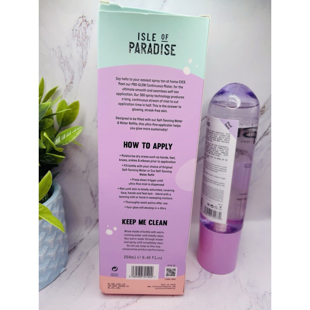 Isle of Paradise Dark Self‎ Tanning Oil Most & Spray Tan Mister Set New - Picture 6 of 6